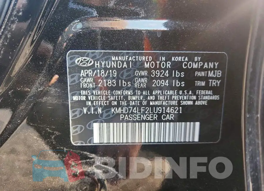 KMHD74LF2LU914621 Photo# 13