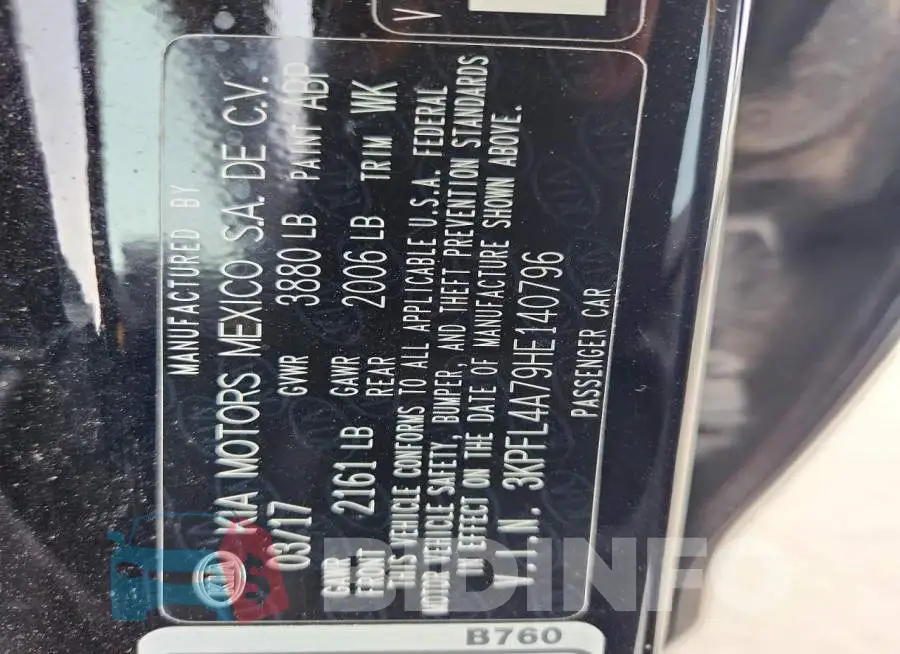 3KPFL4A79HE140796 Photo# 12