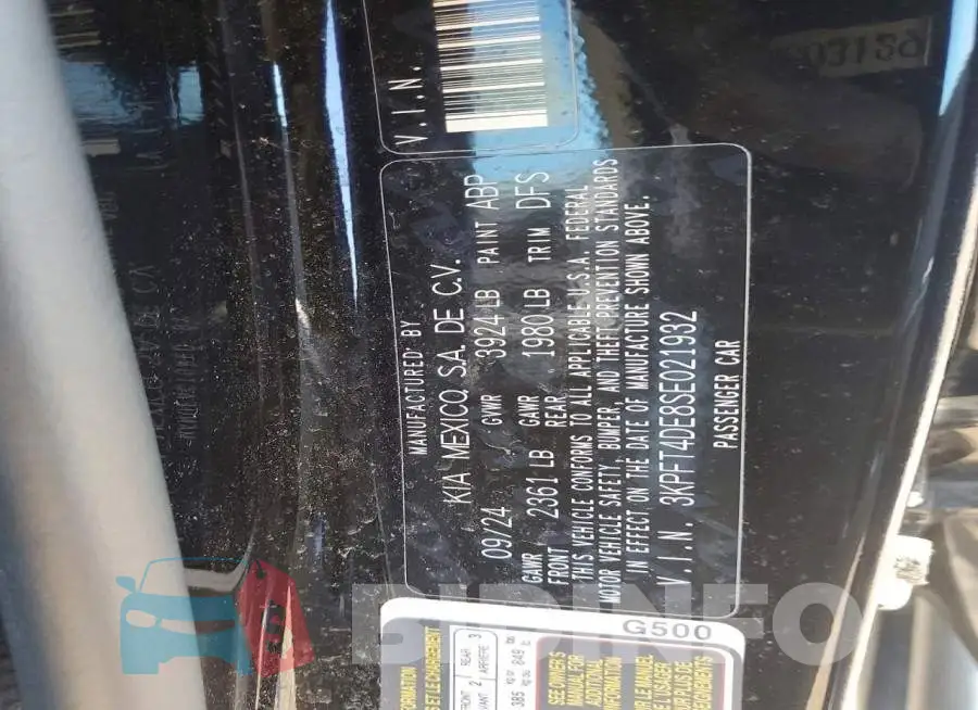 3KPFT4DE8SE021932 Photo# 12