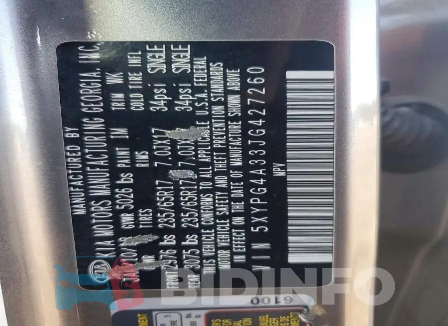 5XYPG4A33JG427260 Photo# 13