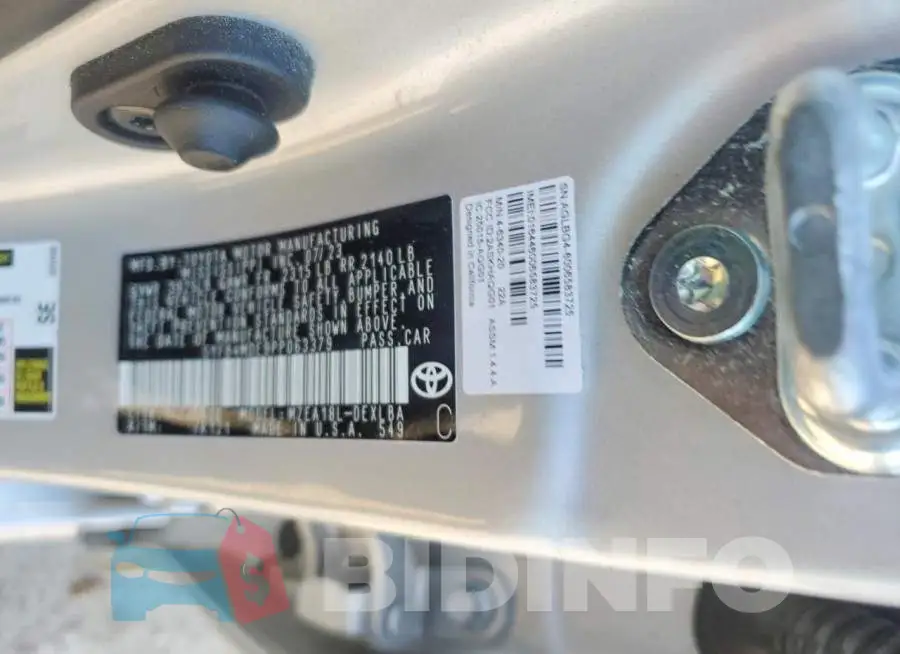 5YFB4MDE9PP063379 Photo# 13