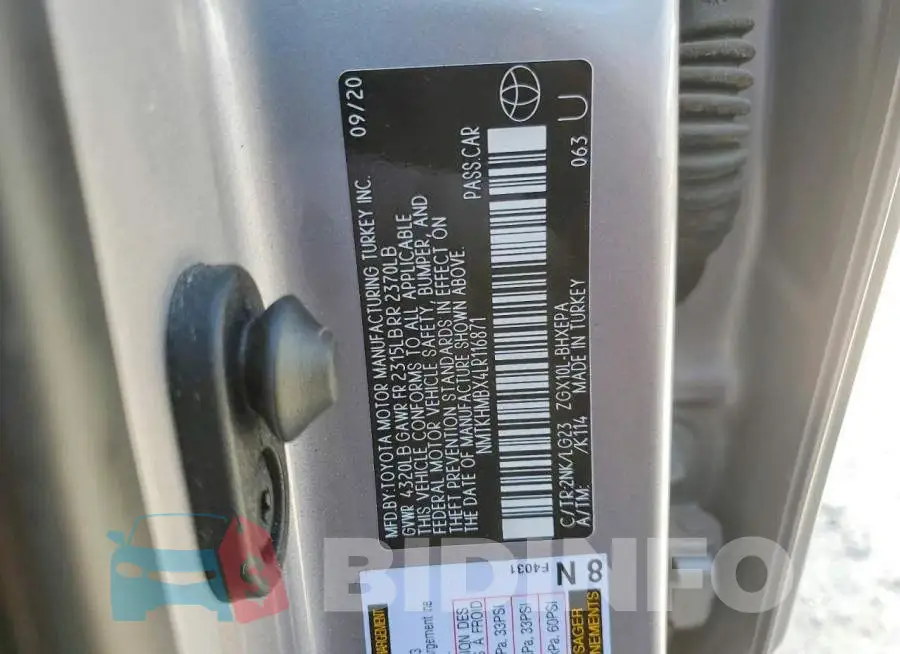 NMTKHMBX4LR116871 Photo# 12