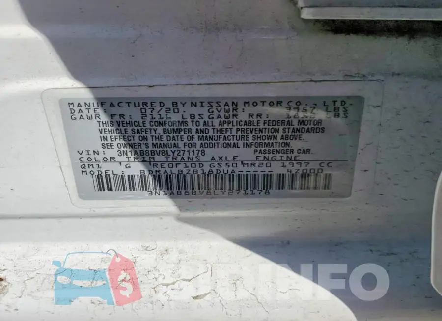 3N1AB8BV8LY271178 Photo# 12