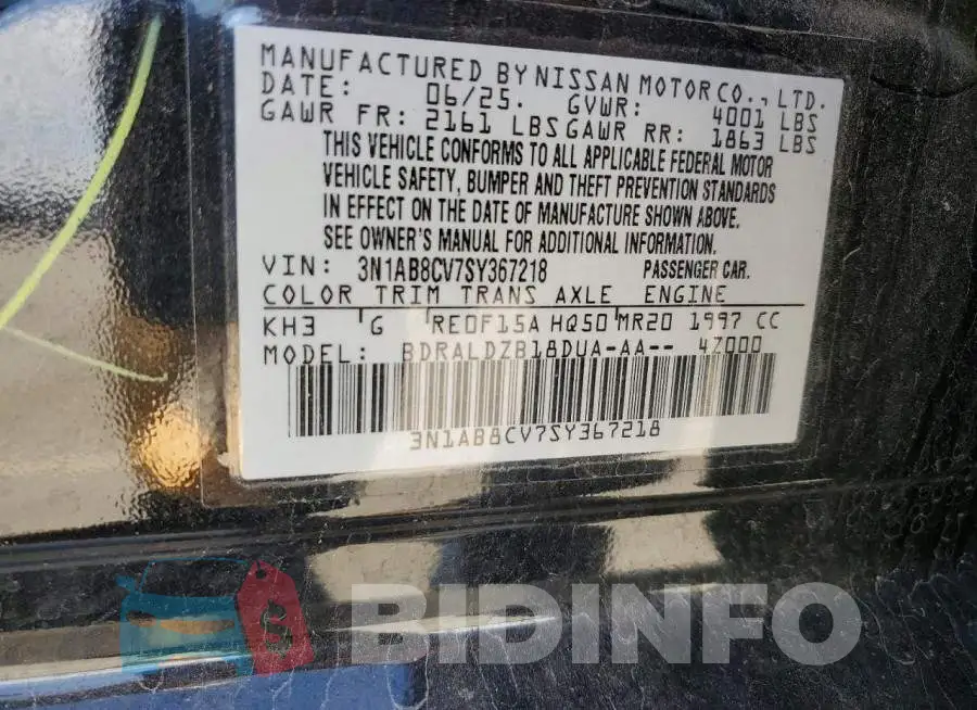 3N1AB8CV7SY367218 Photo# 12