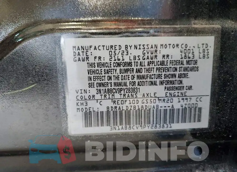 3N1AB8CV9PY283831 Photo# 13