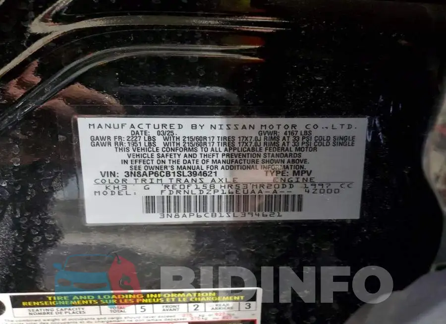 3N8AP6CB1SL394621 Photo# 14