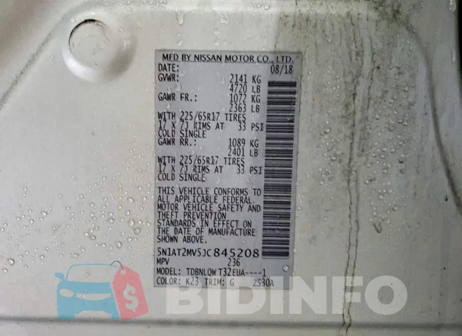 5N1AT2MV5JC845208 Photo# 14