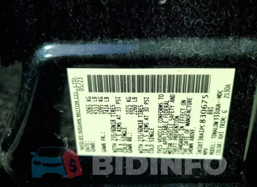 5N1BT3BA1PC830675 Photo# 13