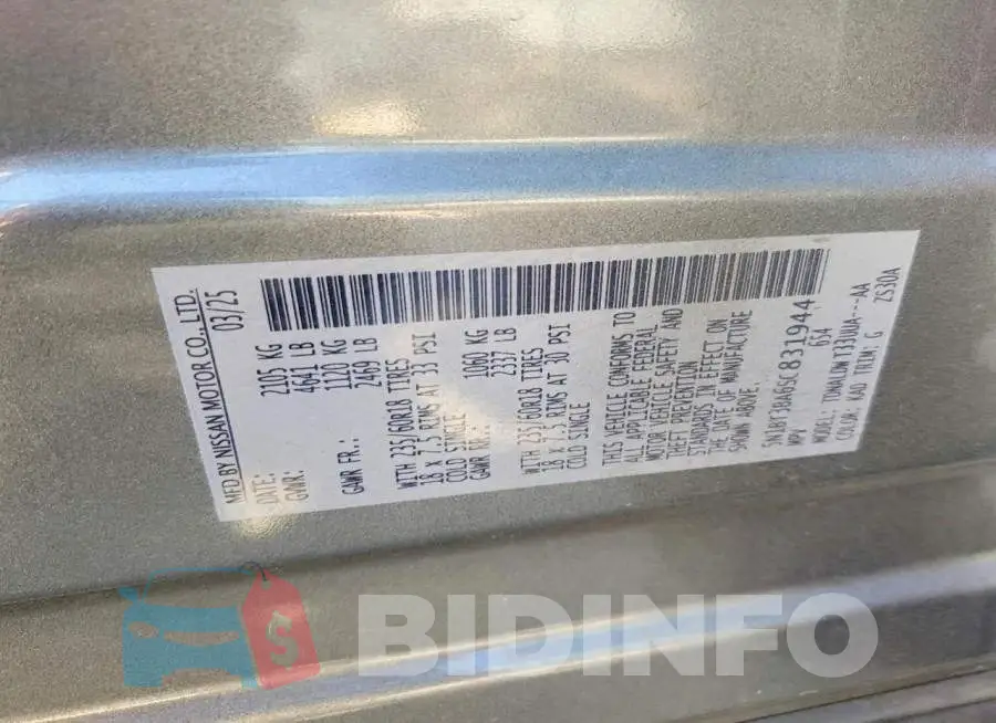 5N1BT3BA6SC831944 Photo# 13