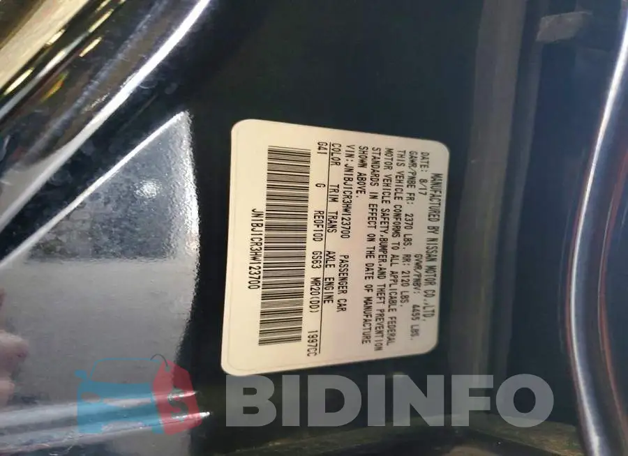 JN1BJ1CR3HW123700 Photo# 14