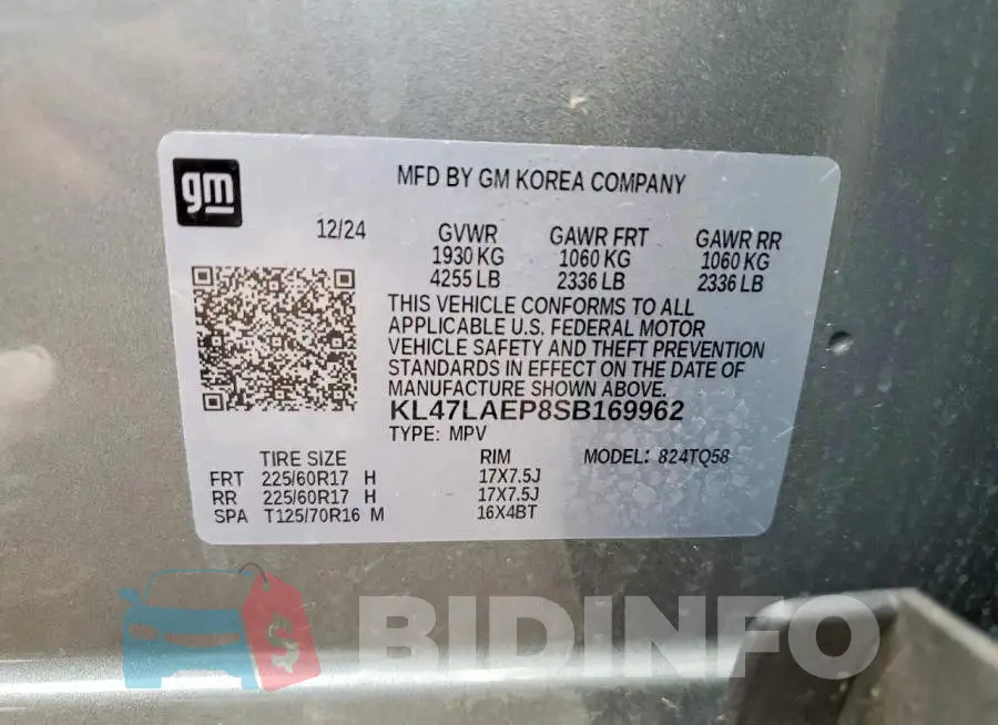 KL47LAEP8SB169962 Photo# 14