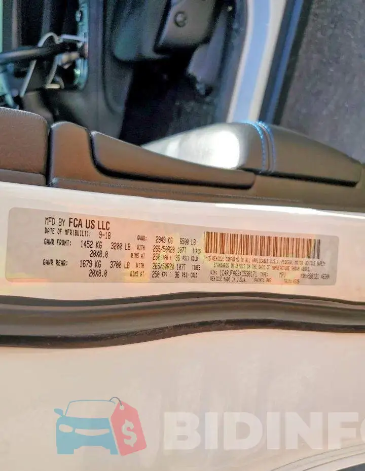 1C4RJFAG2KC538171 Photo# 12