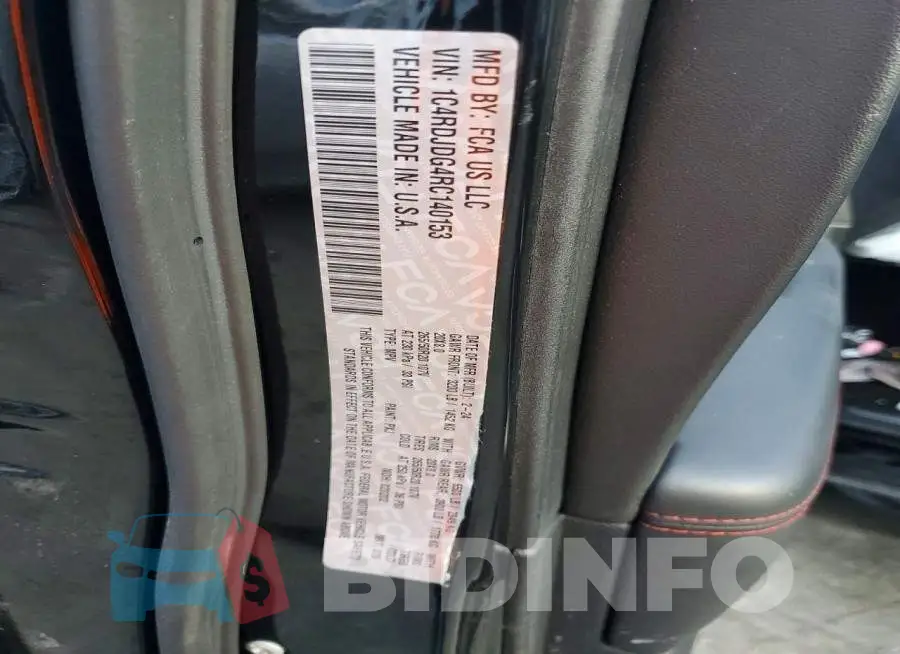 1C4RDJDG4RC140153 Photo# 13