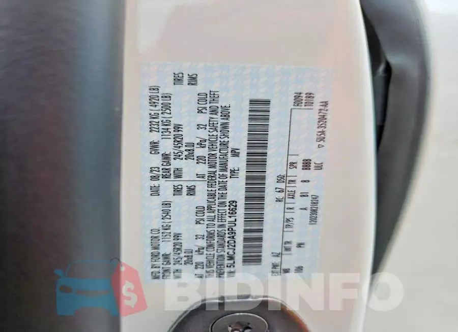 5LMCJ2DA9PUL16629 Photo# 14