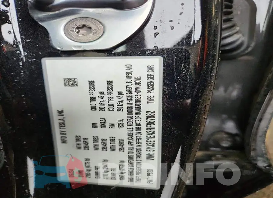 5YJ3E1EA3RF867882 Photo# 12