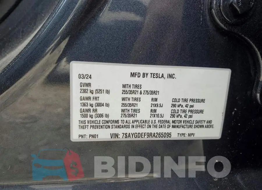 7SAYGDEF9RA265095 Photo# 13