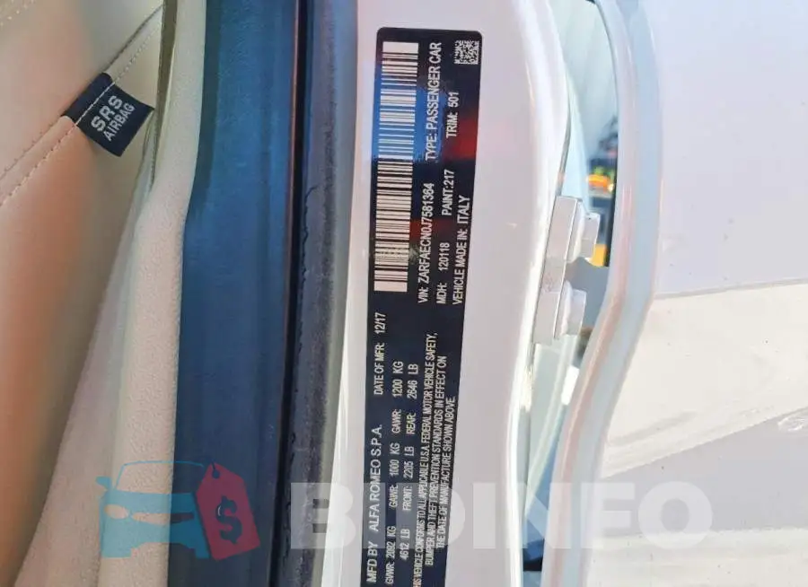 ZARFAECN0J7581364 Photo# 12
