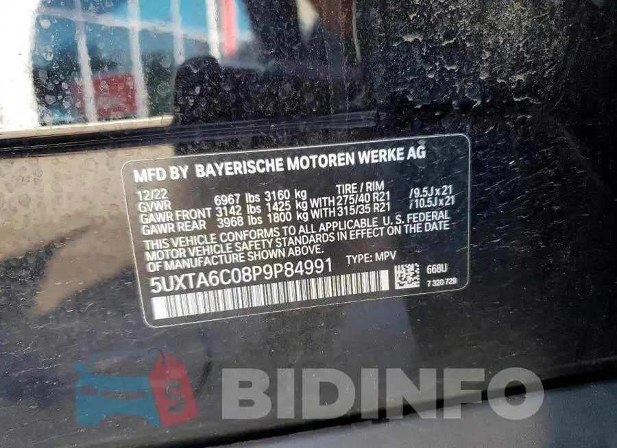 5UXTA6C08P9P84991 Photo# 13