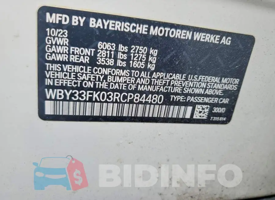 WBY33FK03RCP84480 Photo# 12