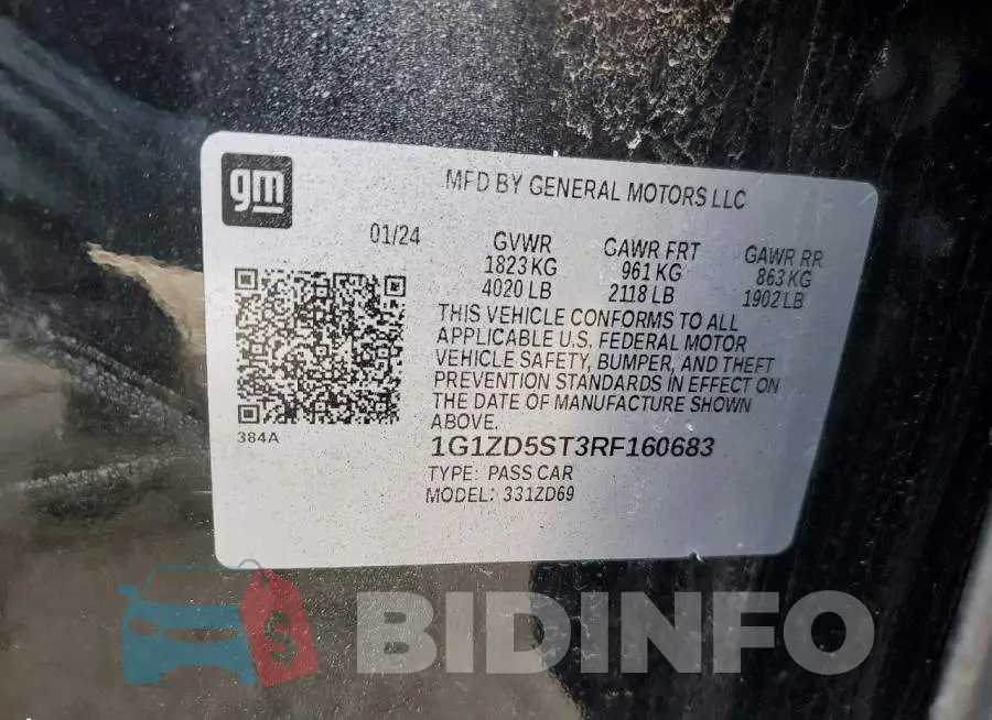 1G1ZD5ST3RF160683 Photo# 12