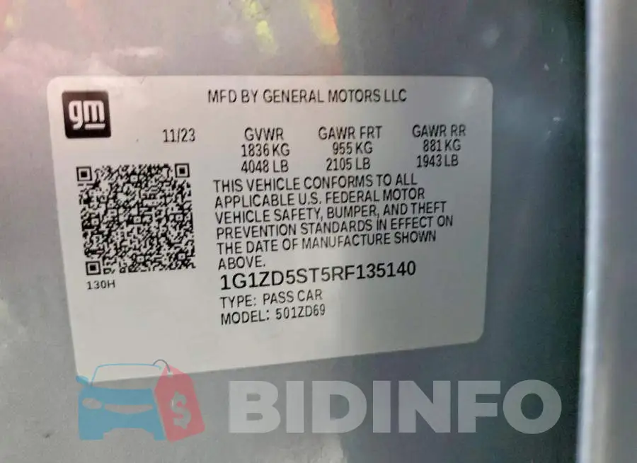 1G1ZD5ST5RF135140 Photo# 12