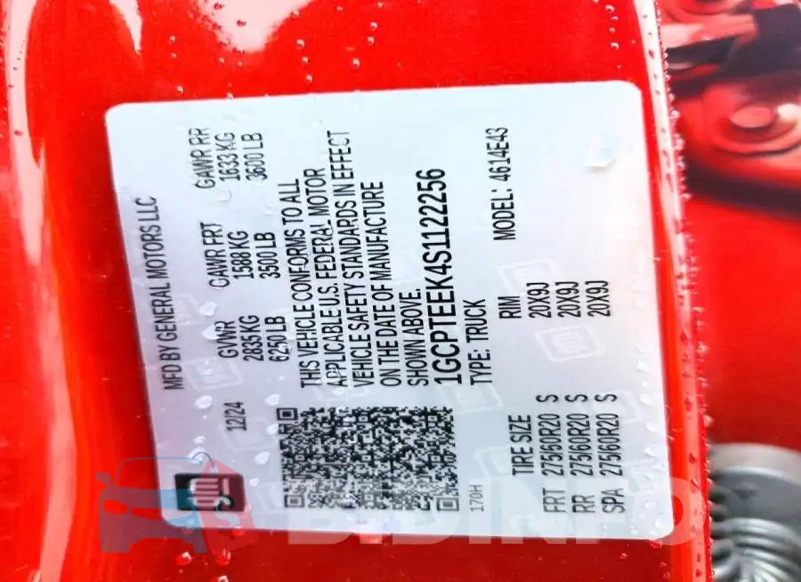 1GCPTEEK4S1122256 Photo# 12