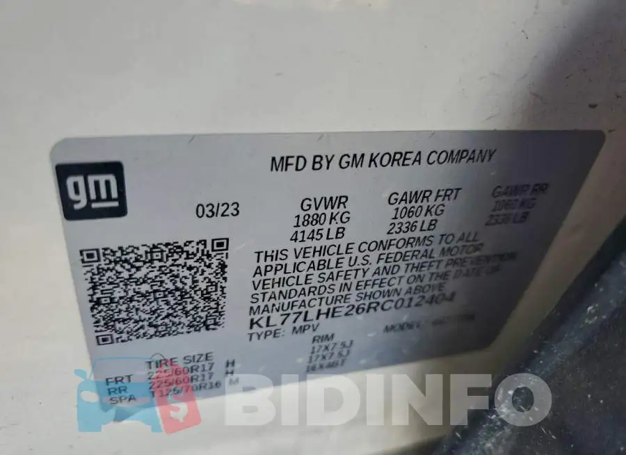 KL77LHE26RC012404 Photo# 13