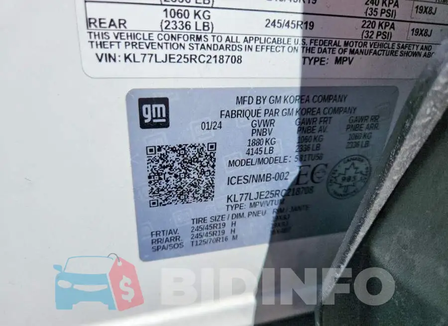 KL77LJE25RC218708 Photo# 13