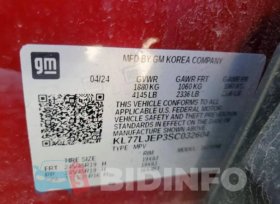 KL77LJEP3SC032604 Photo# 12