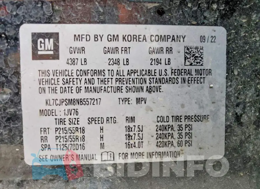 KL7CJPSM8NB557217 Photo# 12