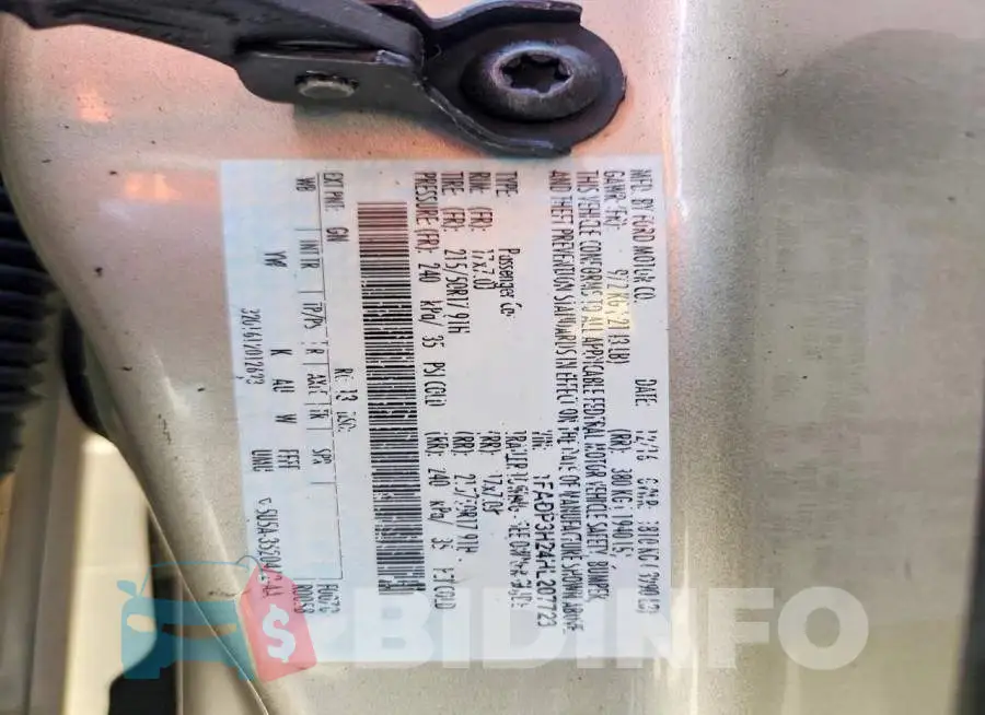1FADP3H24HL207723 Photo# 12