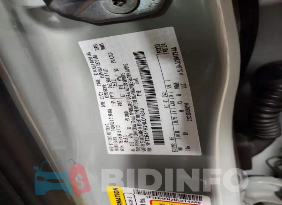 1FTER4FH2NLD14349 Photo# 12