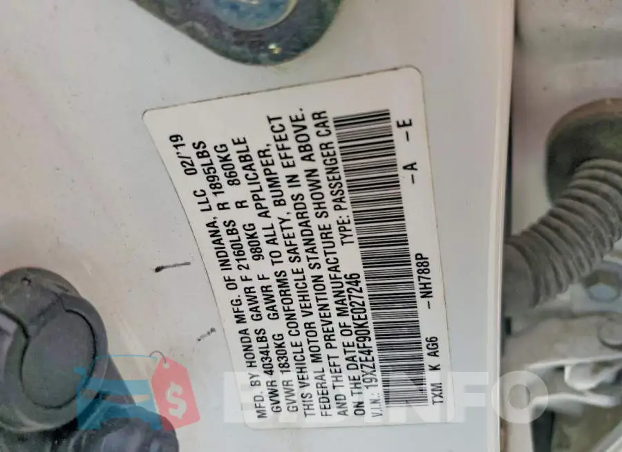 19XZE4F90KE027246 Photo# 13