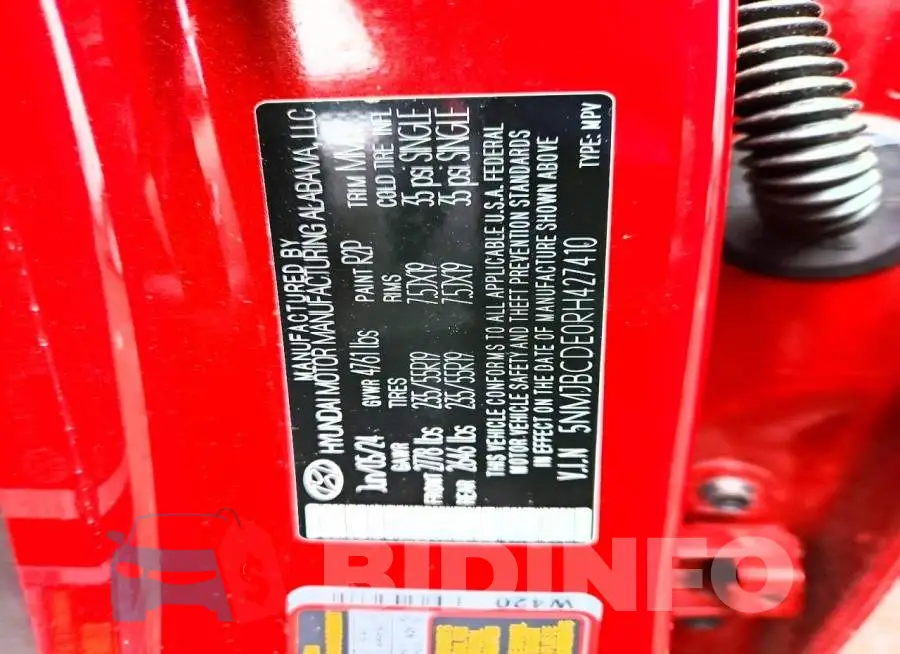 5NMJBCDE0RH427410 Photo# 12