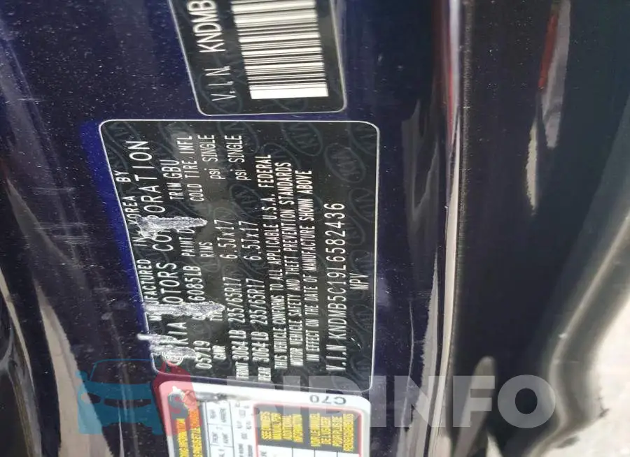 KNDMB5C19L6582436 Photo# 12