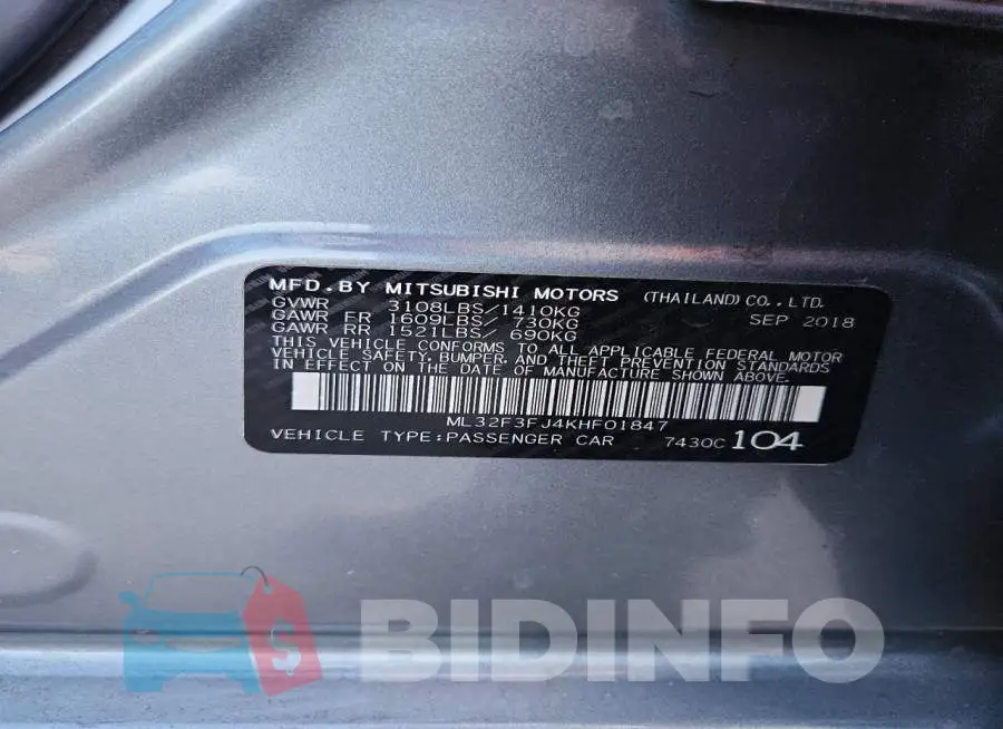 ML32F3FJ4KHF01847 Photo# 12
