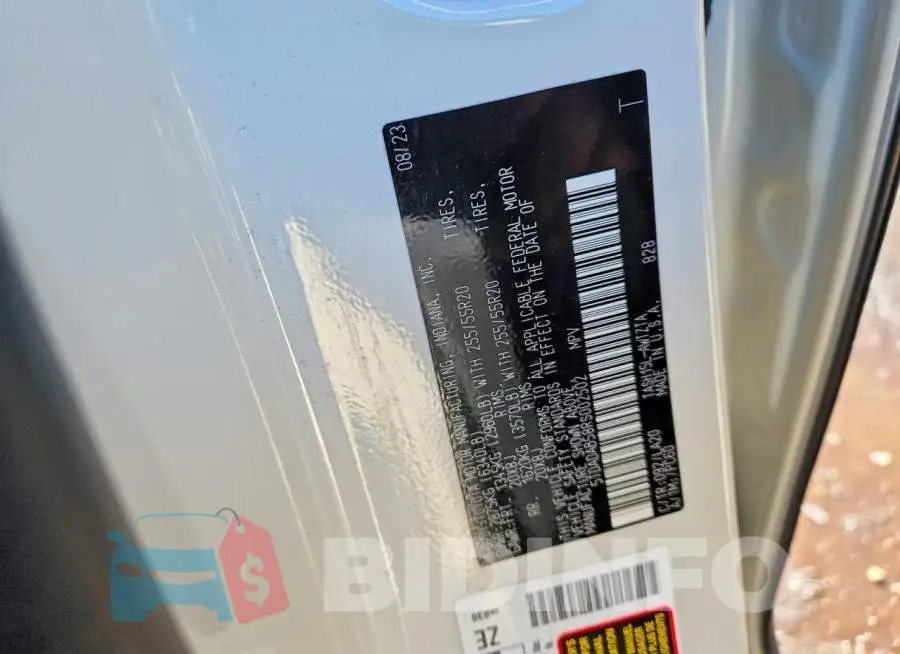 5TDADAB58RS002502 Photo# 13