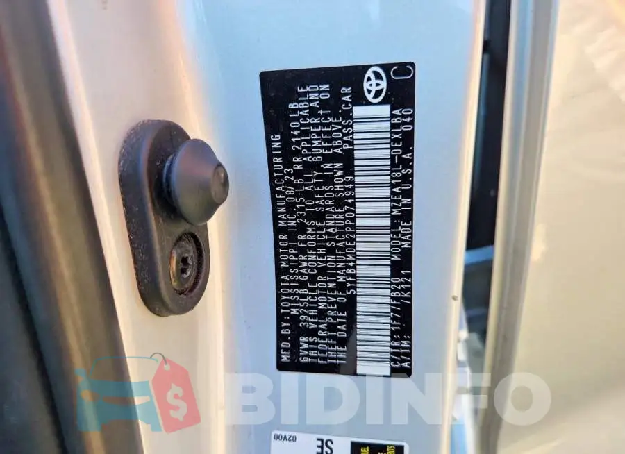 5YFB4MDE2PP074949 Photo# 12