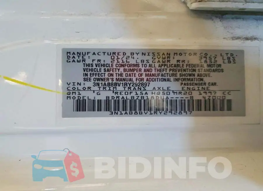 3N1AB8BV1RY292897 Photo# 12