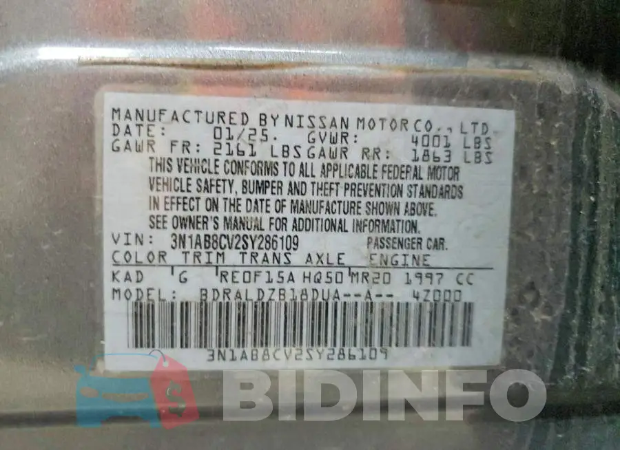 3N1AB8CV2SY286109 Photo# 12