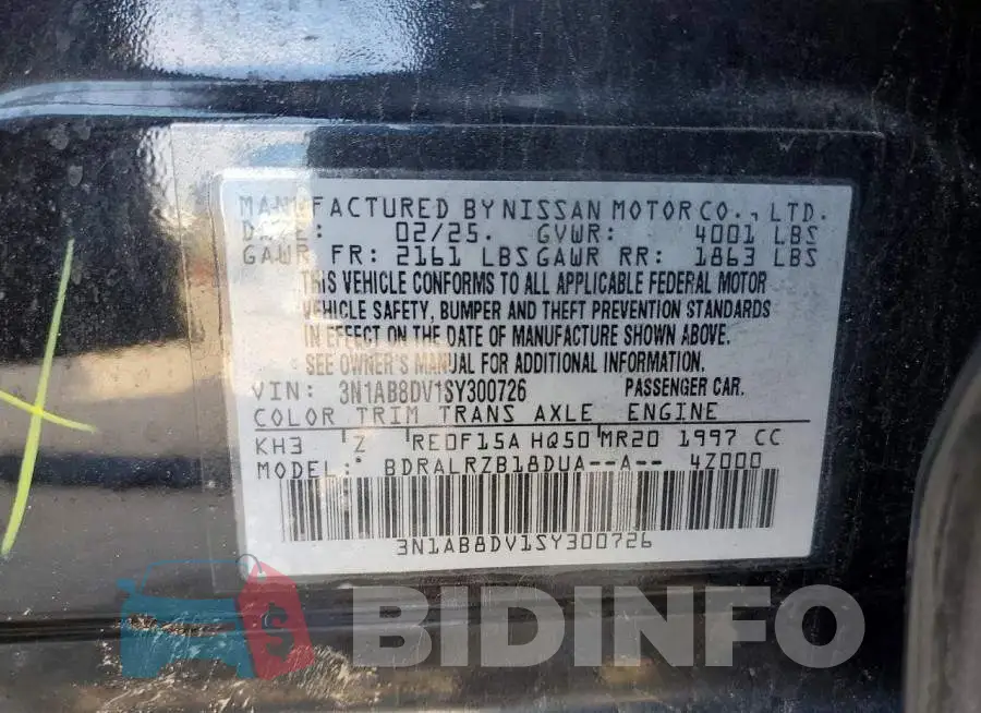 3N1AB8DV1SY300726 Photo# 12