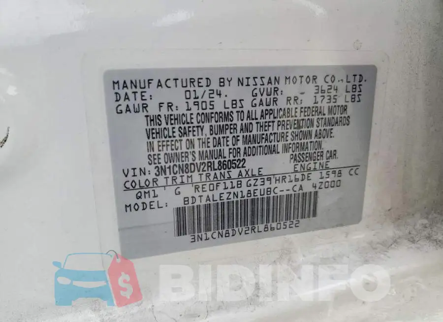 3N1CN8DV2RL860522 Photo# 12