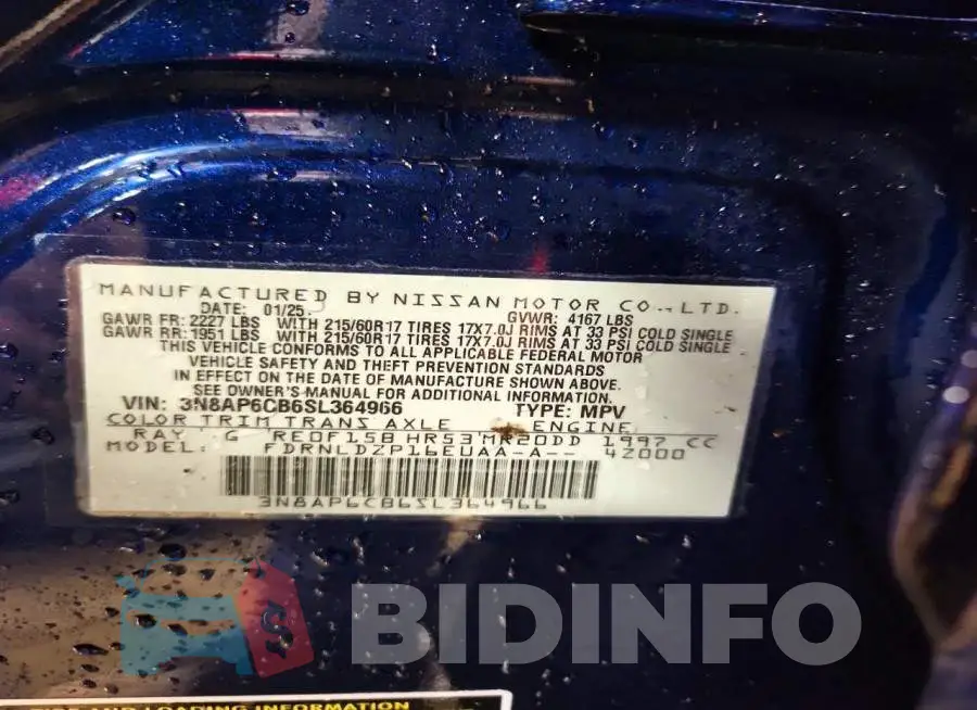 3N8AP6CB6SL364966 Photo# 14