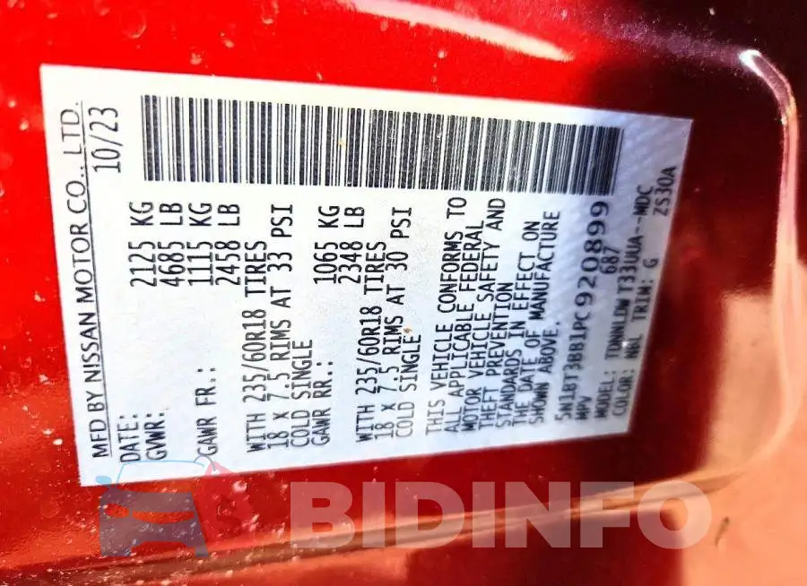 5N1BT3BB1PC920899 Photo# 13