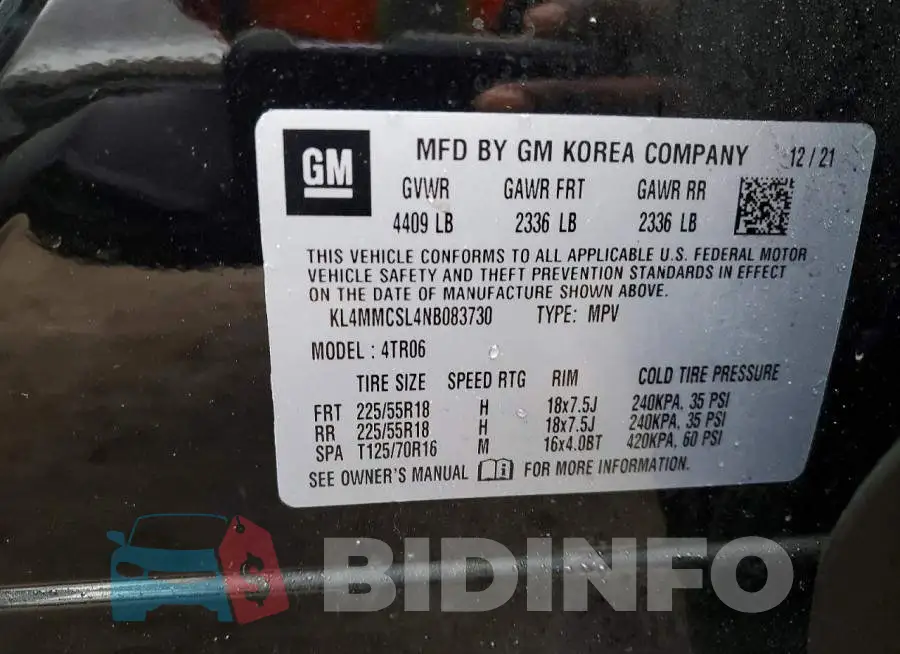 KL4MMCSL4NB083730 Photo# 12