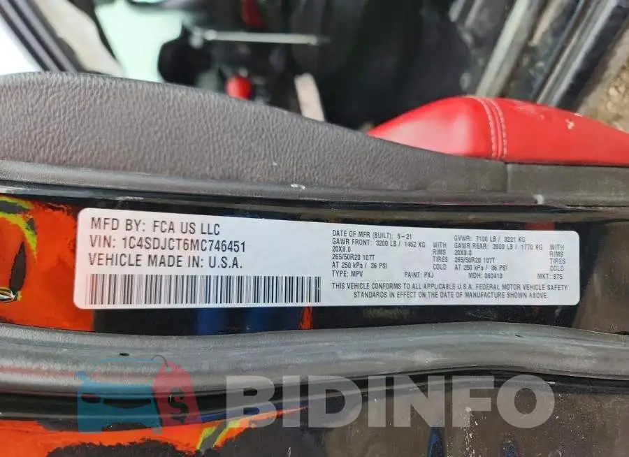 1C4SDJCT6MC746451 Photo# 13