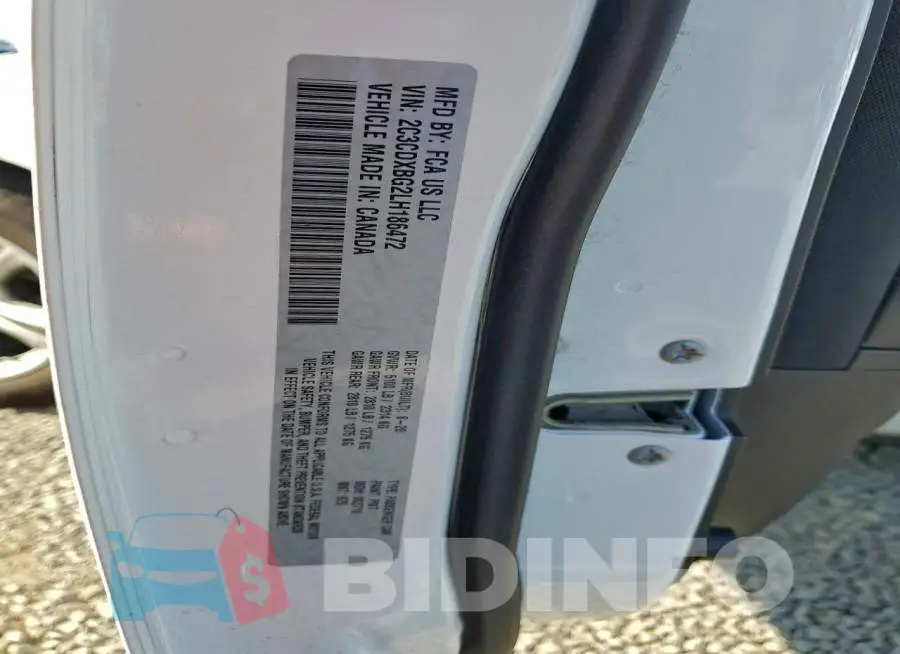 2C3CDXBG2LH186472 Photo# 12