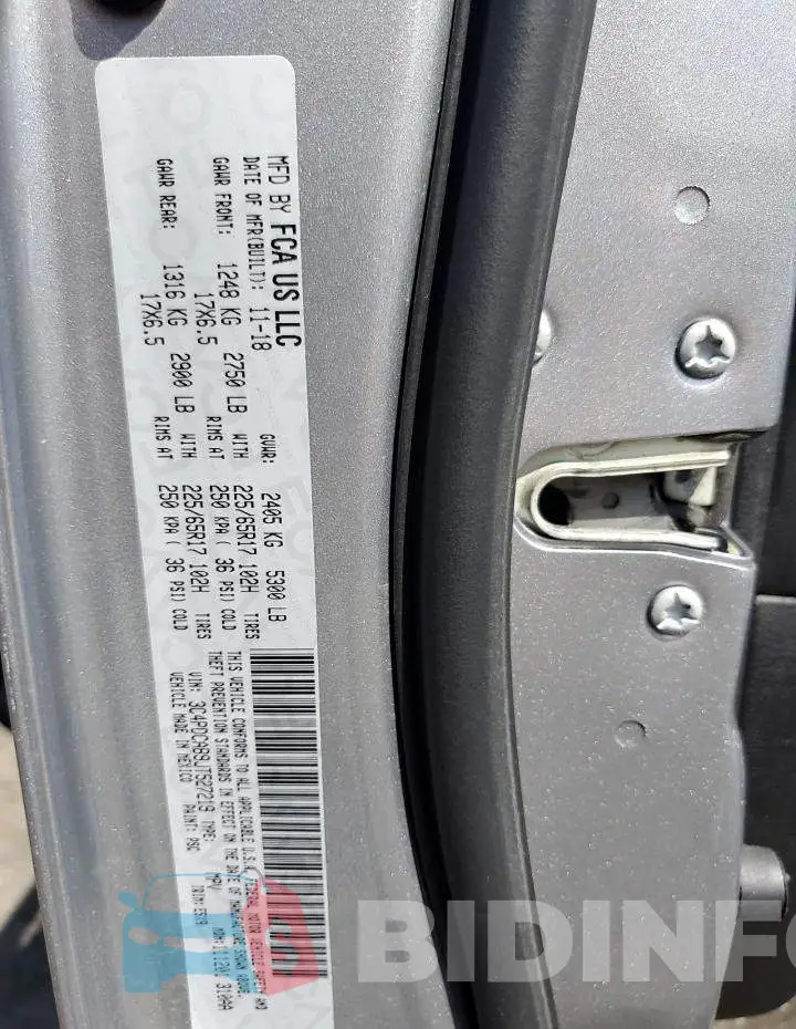 3C4PDCAB9JT527219 Photo# 14