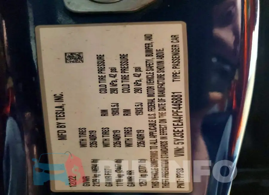 5YJ3E1EA4PF446881 Photo# 14