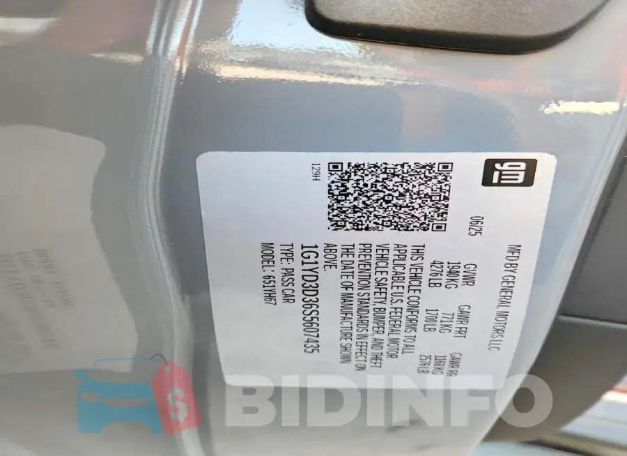 1G1YD3D36S5607435 Photo# 12